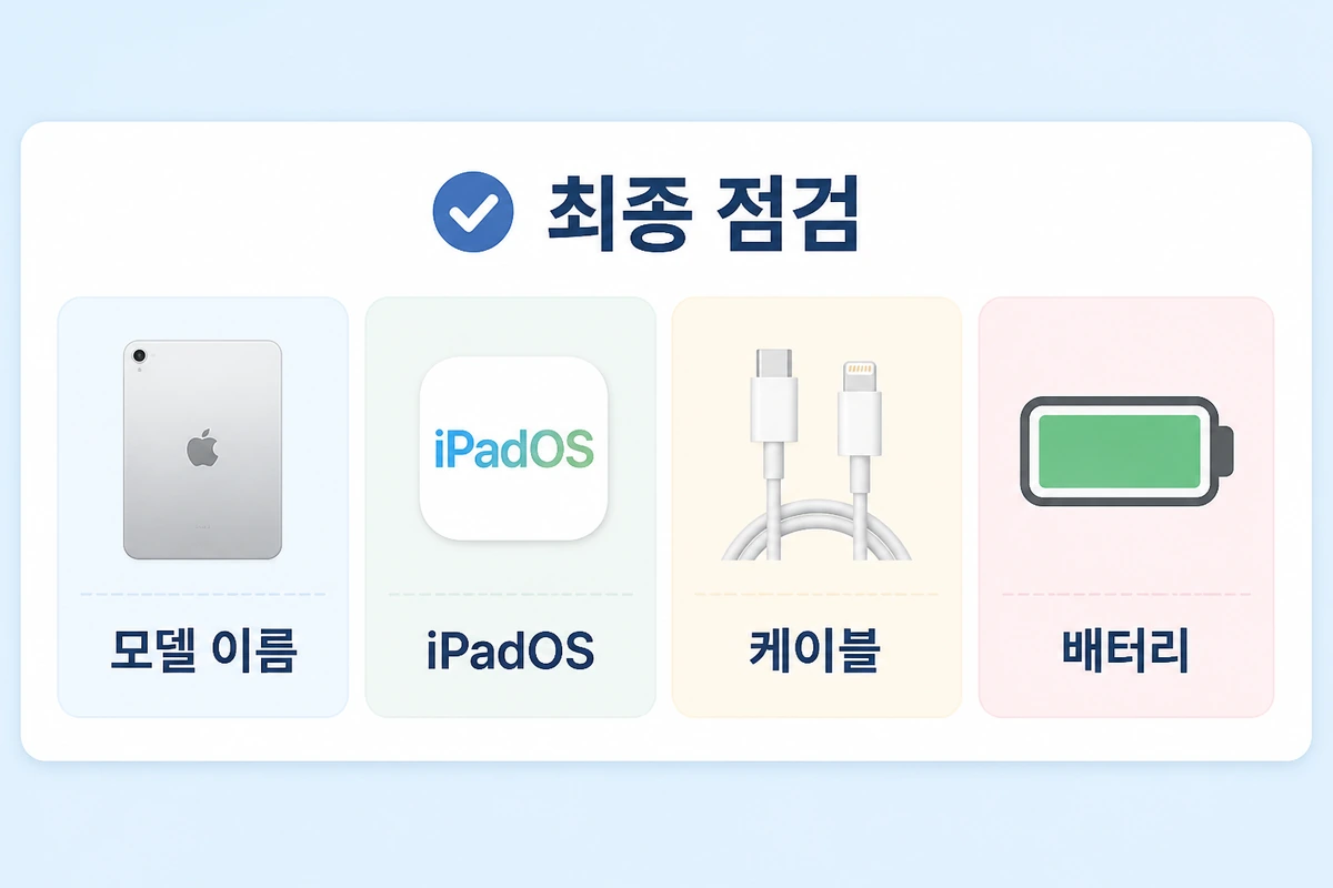 애플펜슬 USB C 호환 최종 점검