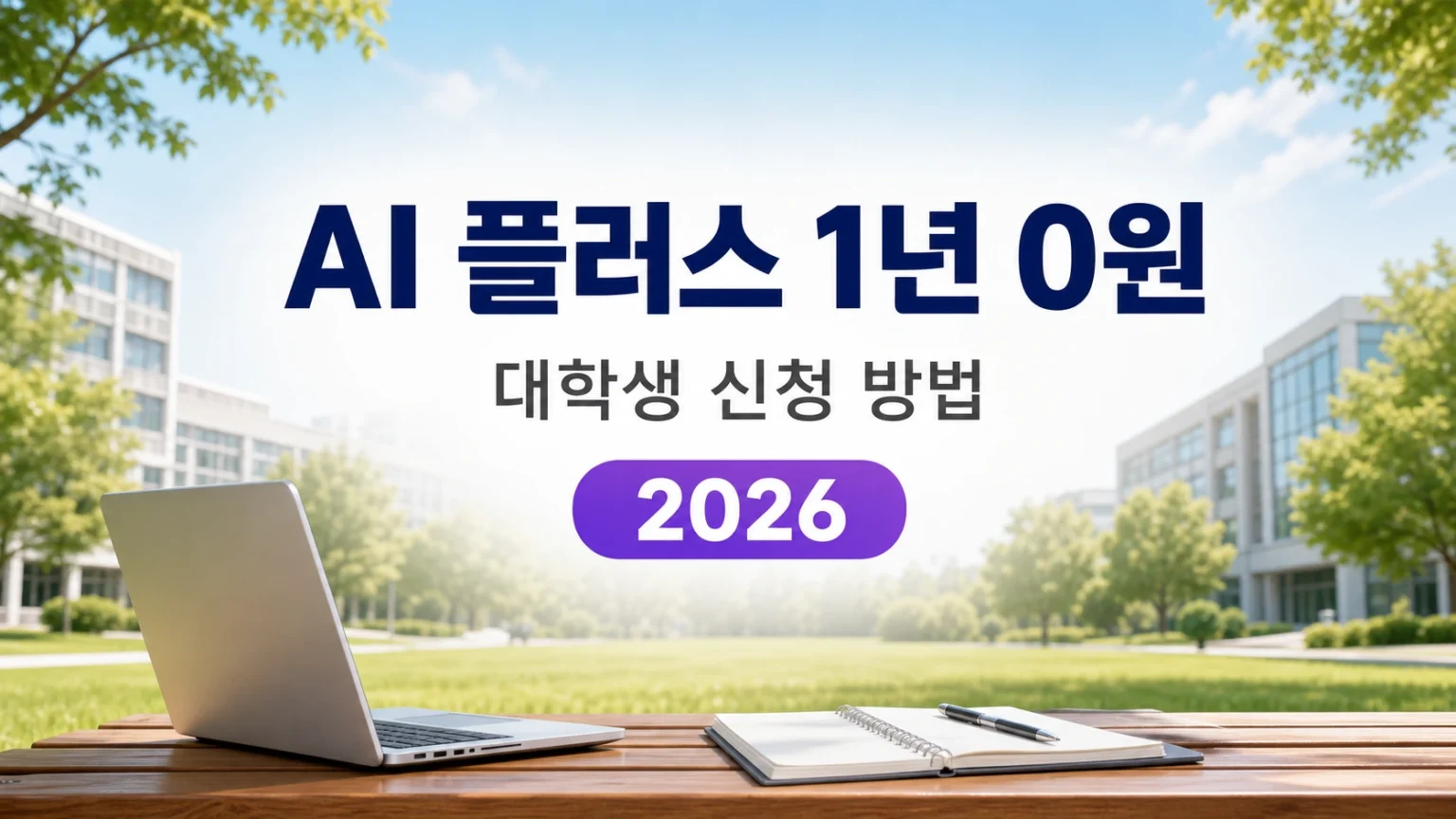 AI 플러스 1년 0원 대학생 신청 방법 대표 이미지